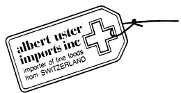 ALBERT USTER IMPORTS INC IMPORTER OF FINE FOODS FROM SWITZERLAND trademark