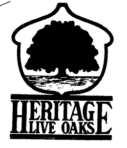 HERITAGE LIVE OAK trademark