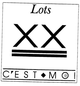 LOTS XX C'EST MOI trademark
