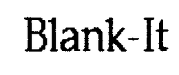 BLANK-IT trademark
