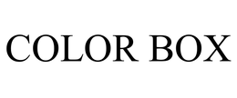 COLOR BOX trademark