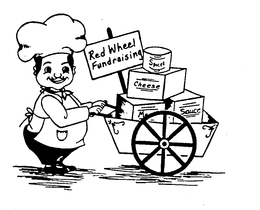 RED WHEEL FUNDRAISING SPICES CHEESE MEAT SAUCE trademark