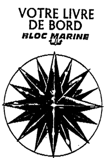 VOTRE LIVRE DE BORD BLOC MARINE trademark