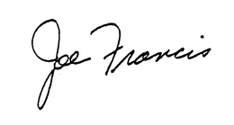 JOE FRANCIS trademark
