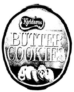 KJELDSENS IMPORTED FROM DENMARK BUTTER COOKIES trademark