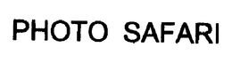 PHOTO SAFARI trademark
