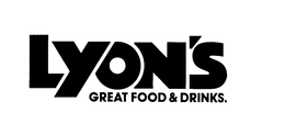 LYON'S GREAT FOOD & DRINKS trademark