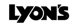 LYON'S trademark