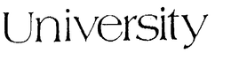 UNIVERSITY trademark