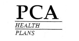 PCA HEALTH PLANS trademark