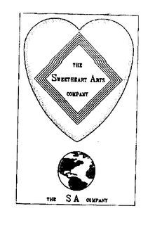 THE SWEETHEART ARTS COMPANY THE SA COMPANY trademark