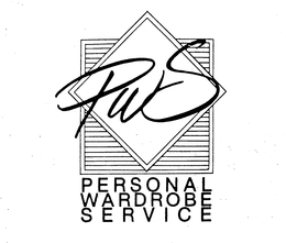 PERSONAL WARDROBE SERVICE PWS trademark