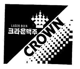 CROWN LAGER BEER trademark