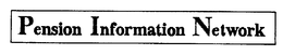 PENSION INFORMATION NETWORK trademark