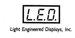 L.E.D. LIGHT ENGINEERED DISPLAYS, INC. trademark