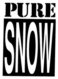 PURE SNOW trademark
