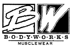 BW BODYWORKS MUSCLEWEAR trademark