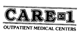 CARE 1 OUTPATIENT MEDICAL CENTERS trademark