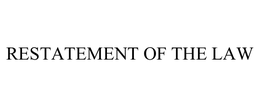 RESTATEMENT OF THE LAW trademark