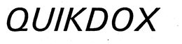 QUIKDOX trademark