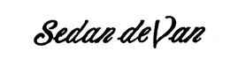 SEDAN DE VAN trademark