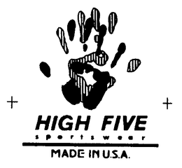 HIGH FIVE SPORTSWEAR trademark