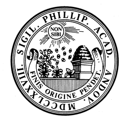 SIGIL. PHILLIP. ACAD. ANDOV. MDCCLXXVIII. NON SIBI FINIS ORIGINE PENDET. trademark