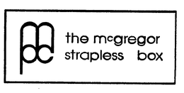 THE MCGREGOR STRAPLESS BOX trademark