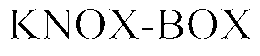 KNOX-BOX trademark