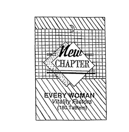 NEW CHAPTER EVERY WOMAN VITALITY FACTORS (180 TABLETS) trademark