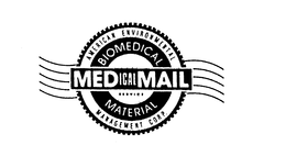 AMERICAN ENVIRONMENTAL MANAGEMENT CORP. BIOMEDICAL MATERIAL MEDICAL MAIL SERVICE trademark