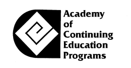 ACADEMY OF CONTINUING EDUCATION PROGRAMS trademark