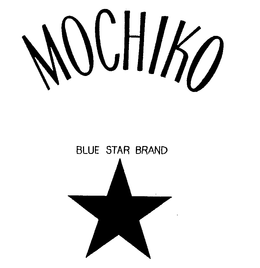 MOCHIKO BLUE STAR BRAND trademark