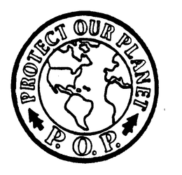 P.O.P. PROTECT OUR PLANET trademark