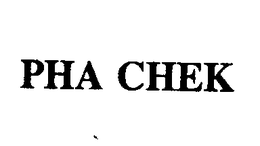 PHA CHEK trademark