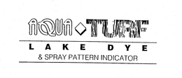 AQUA TURF LAKE DYE & SPRAY PATTERN INDICATOR trademark