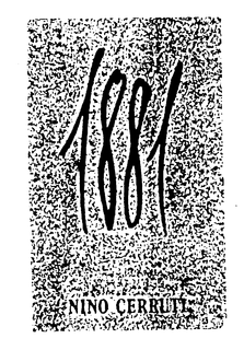 1881 NINO CERRUTI trademark