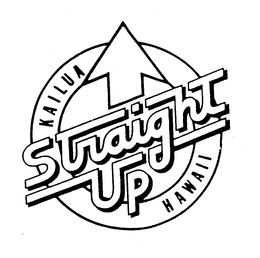 STRAIGHT UP KAILUA HAWAII trademark