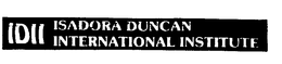 IDII ISADORA DUNCAN INTERNATIONAL INSTITUTE trademark