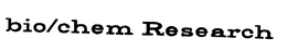 BIO/CHEM RESEARCH trademark