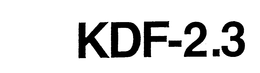 KDF-2.3 trademark