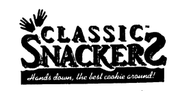 CLASSIC SNACKERS HANDS DOWN THE BEST COOKIE AROUND trademark