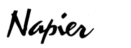 NAPIER trademark