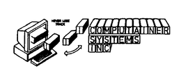 COMPUTAINER SYSTEMS INC NEVER LOSE TRACK trademark