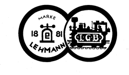 MARKE 1881 LEHMANN -L-G-B- trademark