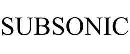 SUBSONIC trademark