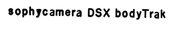 SOPHYCAMERA DSX BODYTRAK trademark