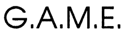 G.A.M.E. trademark