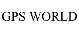 GPS WORLD trademark