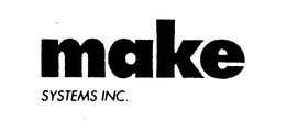 MAKE SYSTEMS INC. trademark